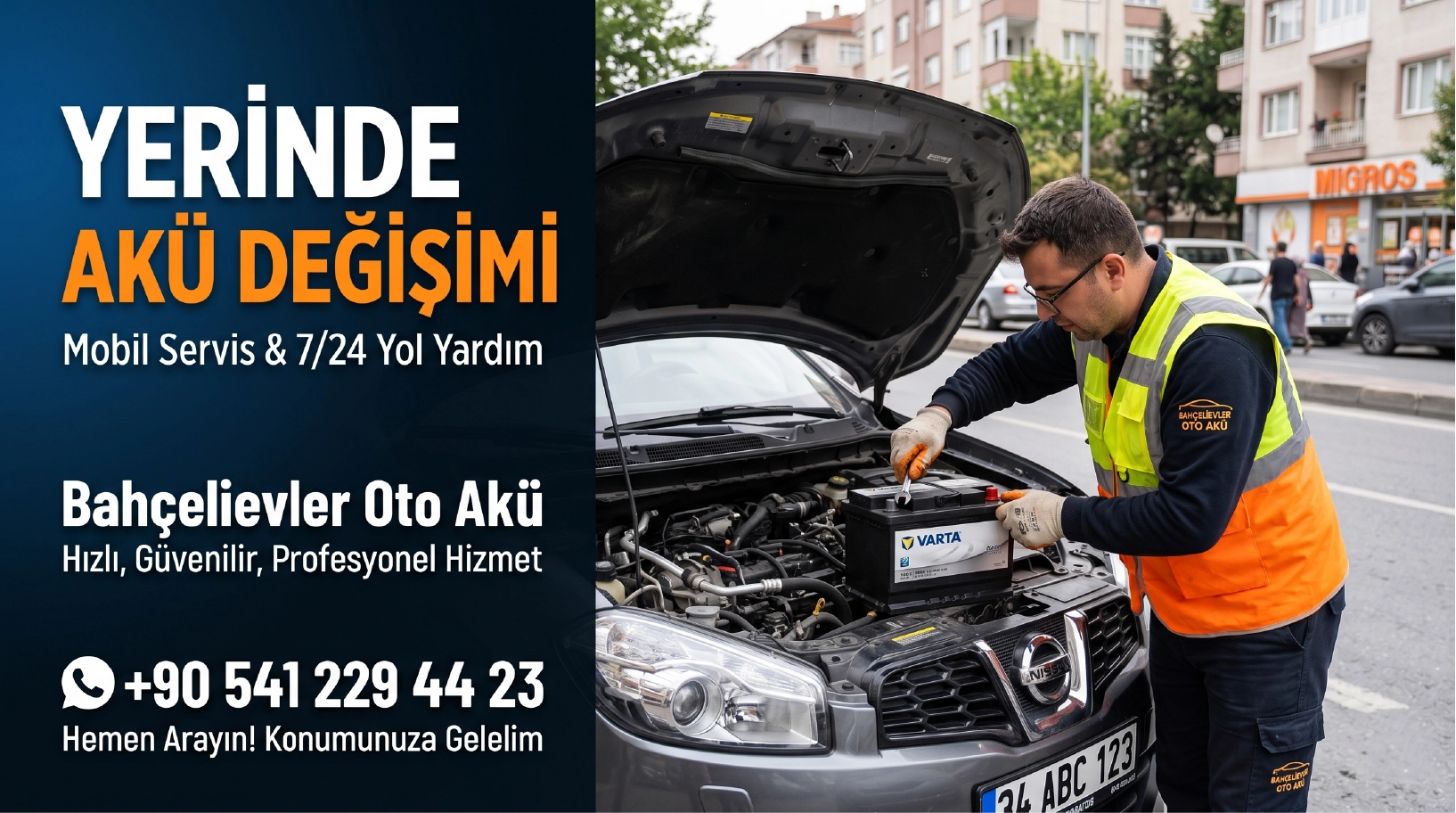 Yerinde Akü Değişimi